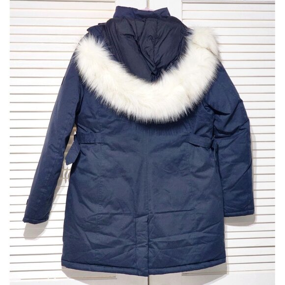 NWOT Spire By Galaxy Women's Navy Blue Jenar Heavyweight Coat Jacket Size S 2206 - Picture 13 of 15